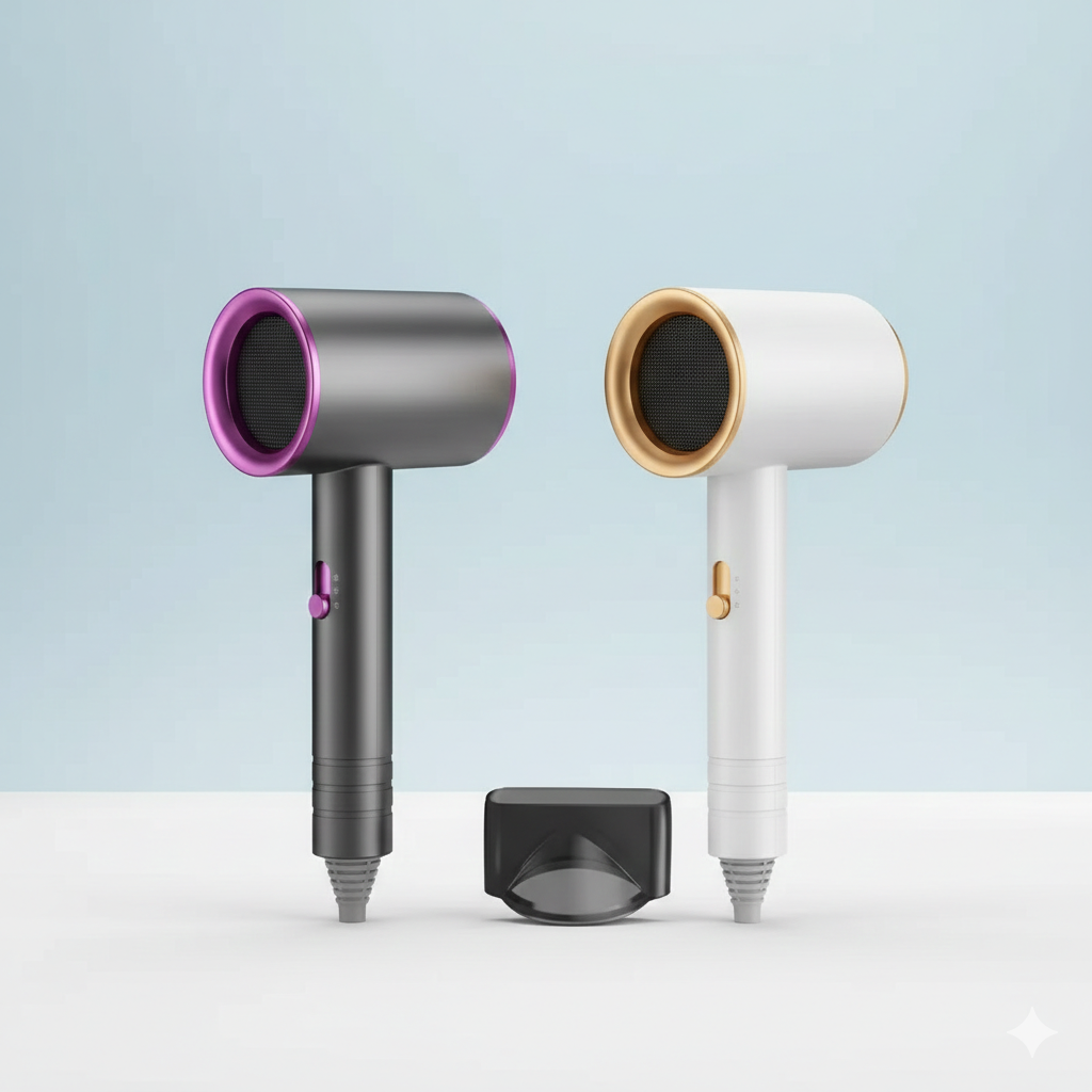 Professional Travel Hair Dryer - Ionic & Heat Protection