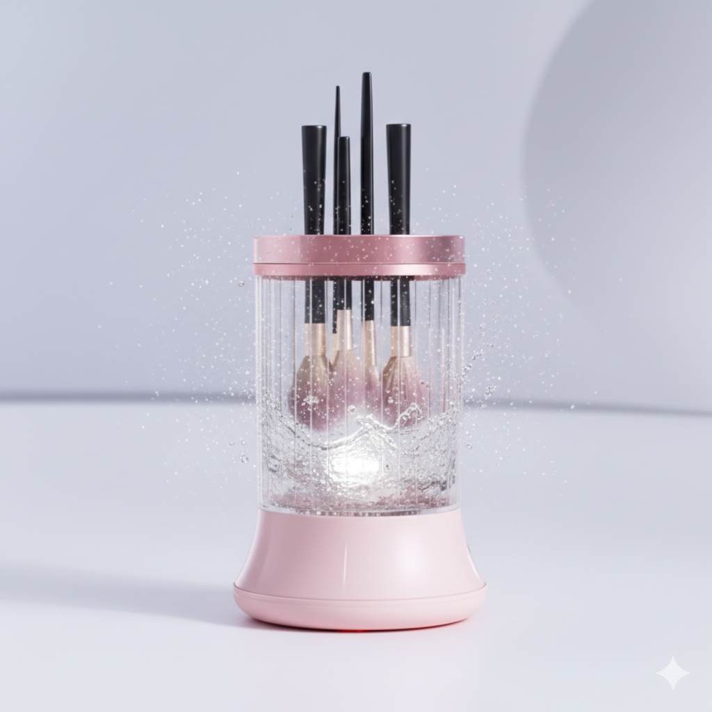 Rechargeable Electric Makeup Brush Cleaner - Deep Cleaning Device