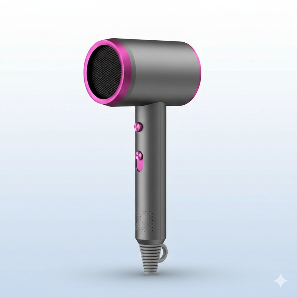 Professional Travel Hair Dryer - Ionic & Heat Protection