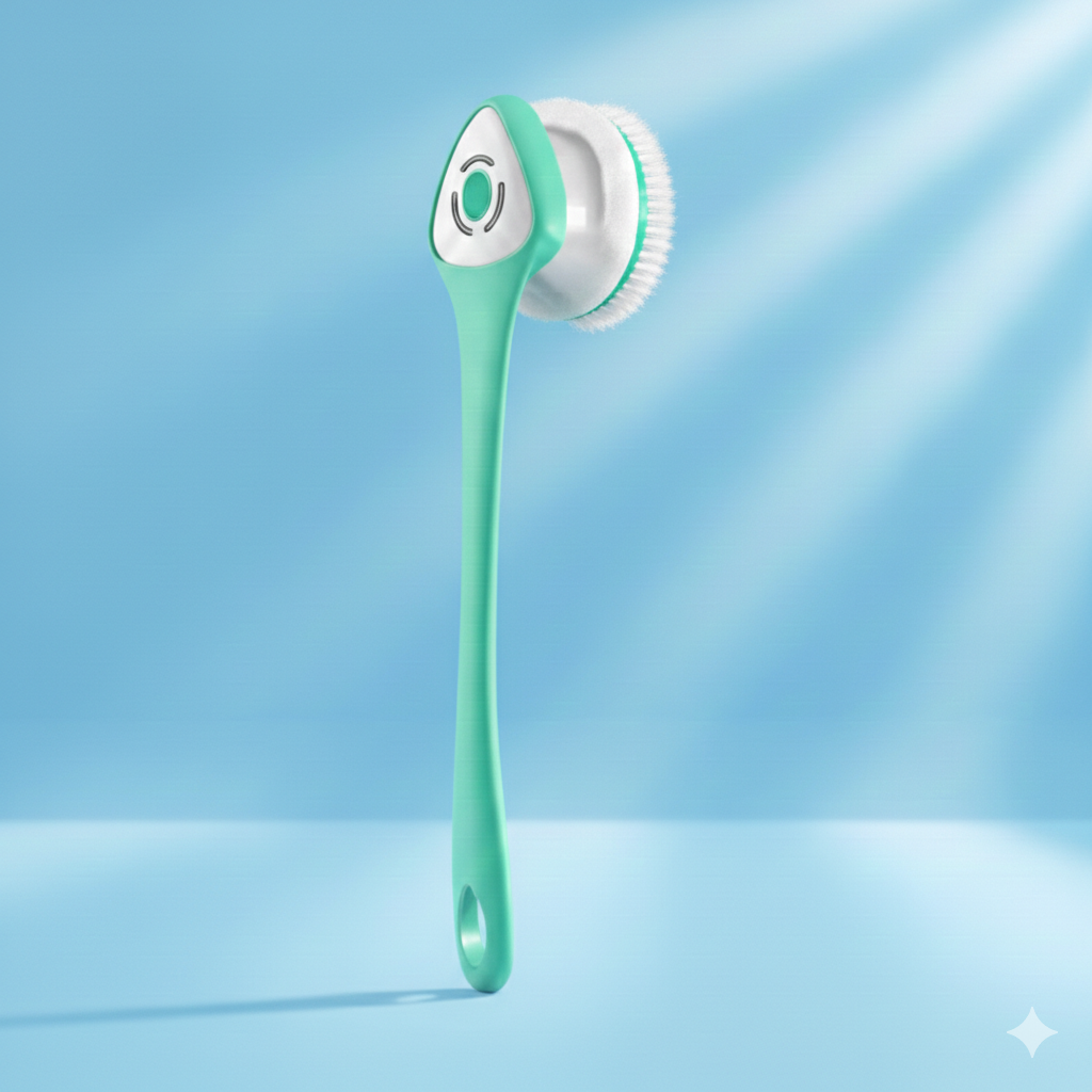 Electric Shower Brush - Multi Use Body Cleaning & Massage Set