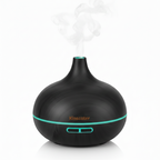 Aromatherapy Essential Oil Diffuser - Wood Grain with Remote Control