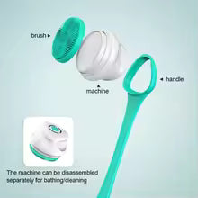 Electric Shower Brush - Multi Use Body Cleaning & Massage Set